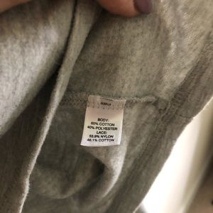 Sweaters - Grey off the shoulder croptop sweater Sweaters - Grey off the shoulder croptop sweater